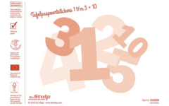 Beloningsstickers tafel 1-5 + 10, 240 stickers