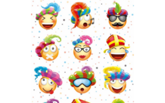 Beloningsstickers 112 Sinterklaas smileys 48 motieven, 960 stickers