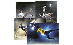 Miniposter 912 Voetbal 4 motieven, 20 stuks