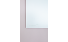 Glasbord Legamaster mat 100 x 200 cm Warm Grey (rechte hoek)