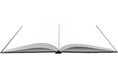 Schetsboek/Dummyboek A5 blanco met harde kaft 80 vel, 100 grams