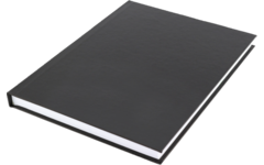 Schetsboek/Dummyboek A5 blanco met harde kaft 80 vel, 100 grams