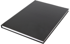 Schrift A4 met harde kaft gelinieerd 80 vel, 80 gram