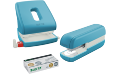 Nietmachine Leitz Cosy blauw, 30 vel