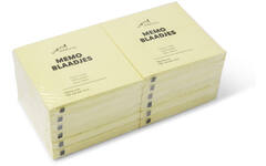 Memo notitieblaadjes 76 x 76 mm 100 vel, 12 stuks