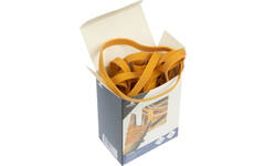 Elastiekjes couponbanden 125 x 8 mm, 100 gr.