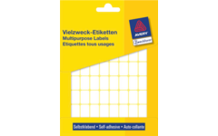 Etiketten wit ft 18 x 12 mm inhoud 1800 stuks
