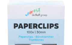 Paperclips 30 mm, 100 stuks
