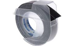 Lettertape  9 mm zwart