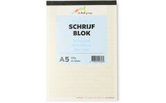 Schrijfblok A5 | de Rolf groep | 100 vel
