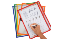 Insteekhoes/wisbord assorti A4, 10 stuks