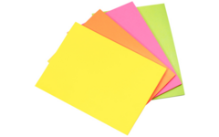 Memo/communicatiekaarten assorti 200 x 150 mm, 4 x 50 stuks