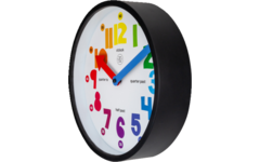 Wandklok nXt fun 30 cm kunststof zwart
