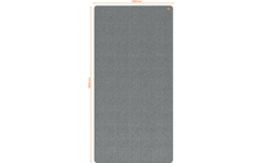 Whiteboard/memobord Nobo Move&Meet afneembaar en draagbaar 180x90cm zwart frame