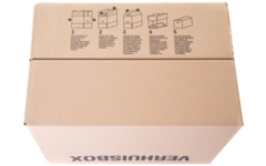Verhuisdoos IEZZY | 480x320x360 mm | bruin | 25 stuks
