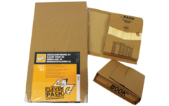 Wikkelverpakking CleverPack | ringb + zelfkl strip | bruin | 25 stuk (25 stuks)