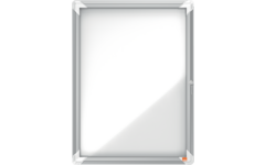 Binnenvitrine Nobo draaideur met slot 4 x A4