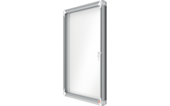 Binnenvitrine Nobo draaideur met slot 6 x A4