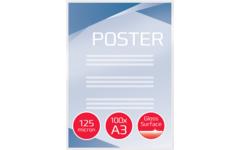 Plastificeer/lamineerhoes A3-125 micron 100 stuks