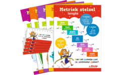 Posterpakket 3820 metriek stelsel, 5 motieven, 5 stuks