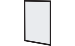 Posterframe Nobo Zelfklevende magnetische kader A3 zwart, set 2 stuks