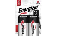 Batterijen Energizer type D LR20, 2 stuks