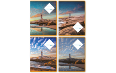 Schriften 24 lijnen, vuurtoren, 16,5 x 21 cm, 80 gr (25 stuks)