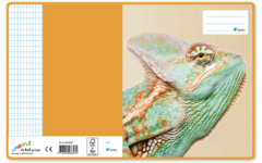 Schriften commerciaal 4x7,5 mm, reptielen, 16,5 x 21 cm, 80 gr (25 stuks)