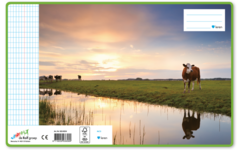 Schriften commerciaal 4x7,5 mm, koeien, 16,5 x 21 cm, 80 gr (25 stuks)