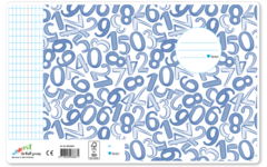 Schriften ruit 5x9 mm, cijfers, 16,5 x 21 cm, 80 gr (25 stuks)