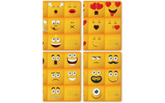 Schriften 6-4-6, emoji, 16,5 x 21 cm, 80 gr