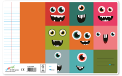 Schriften 9-6-9, monsters, 16,5 x 21 cm, 80 gr (25 stuks)