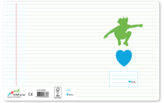 Schriften 24 lijnen, hart voor leren 4 kleuren, 16,5 x 21 cm, budget
