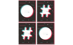 Schriften commerciaal 4x7,5 mm, #HIP, 16,5 x 21 cm, 80 gr (25 stuks)