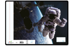 Projectschriften 35 lijnen/blanco, astronaut, 21 x 29,7 cm (A4), 70 gr (25 stuks)