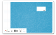 Schriften 24 lijnen, kraft look, 16,5 x 21 cm, 80 gr (25 stuks)