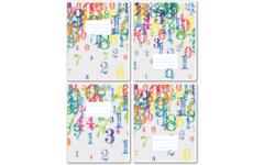 Schriften commerciaal 4x7,5 mm, budget, 16,5 x 21 cm, 70 gr (25 stuks)