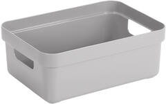 Opbergbox Sigma lichtgrijs 350 x 246 x122 mm, 9 liter