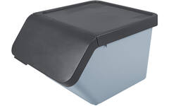 Sorteerbak Sigma blauw/grijs 493 x 388 x 298 mm, 45 liter
