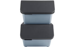 Sorteerbak Sigma blauw/grijs 493 x 388 x 298 mm, 45 liter