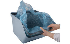 Sorteerbak Sigma blauw/grijs 493 x 388 x 298 mm, 45 liter