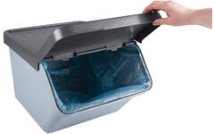 Sorteerbak Sigma blauw/grijs 493 x 388 x 298 mm, 45 liter