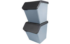 Sorteerbak Sigma blauw/grijs 493 x 388 x 448 mm, 60 liter