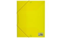 Elastomap A4 PP transparant geel