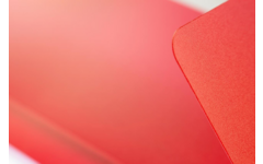 Elastomap A4 PP transparant rood
