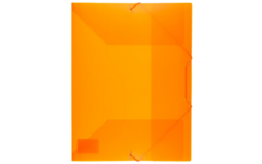 Elastomap A4 PP transparant oranje