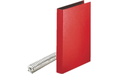 Ringband Esselte 23-rings O-25 mm karton FSC, rood