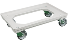 Transport Dolly 610x410 mm geluiddempend, grijs