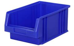 Mini magazijnbak stapelbaar blauw 330/301x213x150 mm