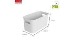 Opbergbox sigma cube 6 liter wit